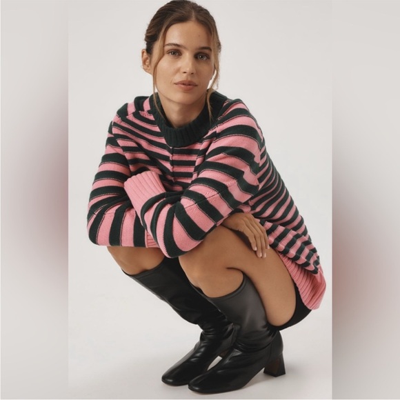 Anthropologie The Chandler Crew-Neck Relaxed Pullover Sweater - Picture 5 of 12